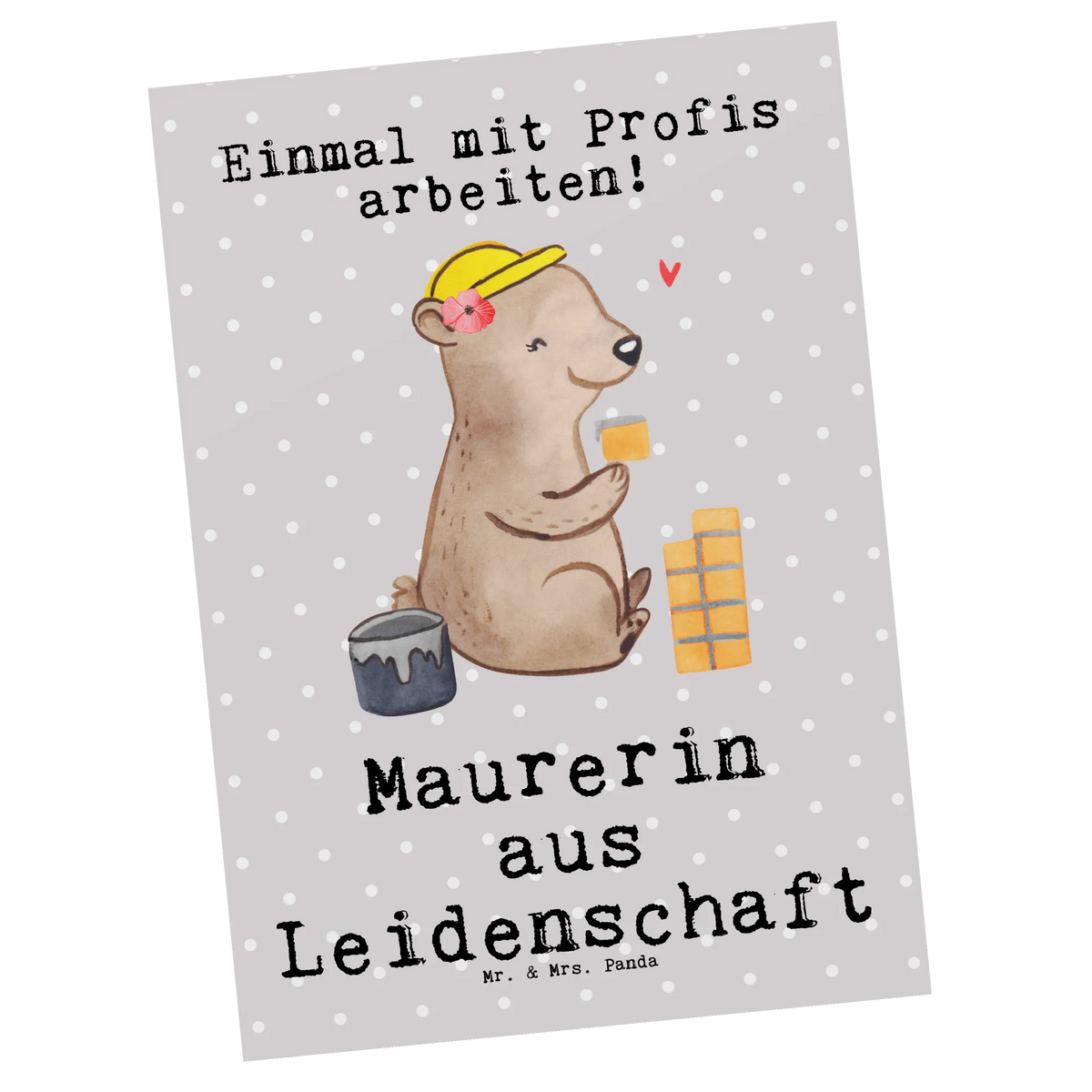 Postkarte Maurerin Leidenschaft Designkarte, Postkarte, spruchkarte, einzelkarte, Motivkarte, Ansichtskarten, Postkarten, bildkarte, kunstkarte, Grußkarte, Fotokarte, Kunstkarten, Ansichtskarte, Geschenk, Schenken, Jubiläum, Danke, Dankeschön, Beruf, Ausbildung, Abschied, Rente, Kollege, Kollegin, Arbeitskollege, Mitarbeiter, Firma, Handwerkerin, Maurerbetrieb, Maurerin, Maurermeisterin, Gesellenprüfung
