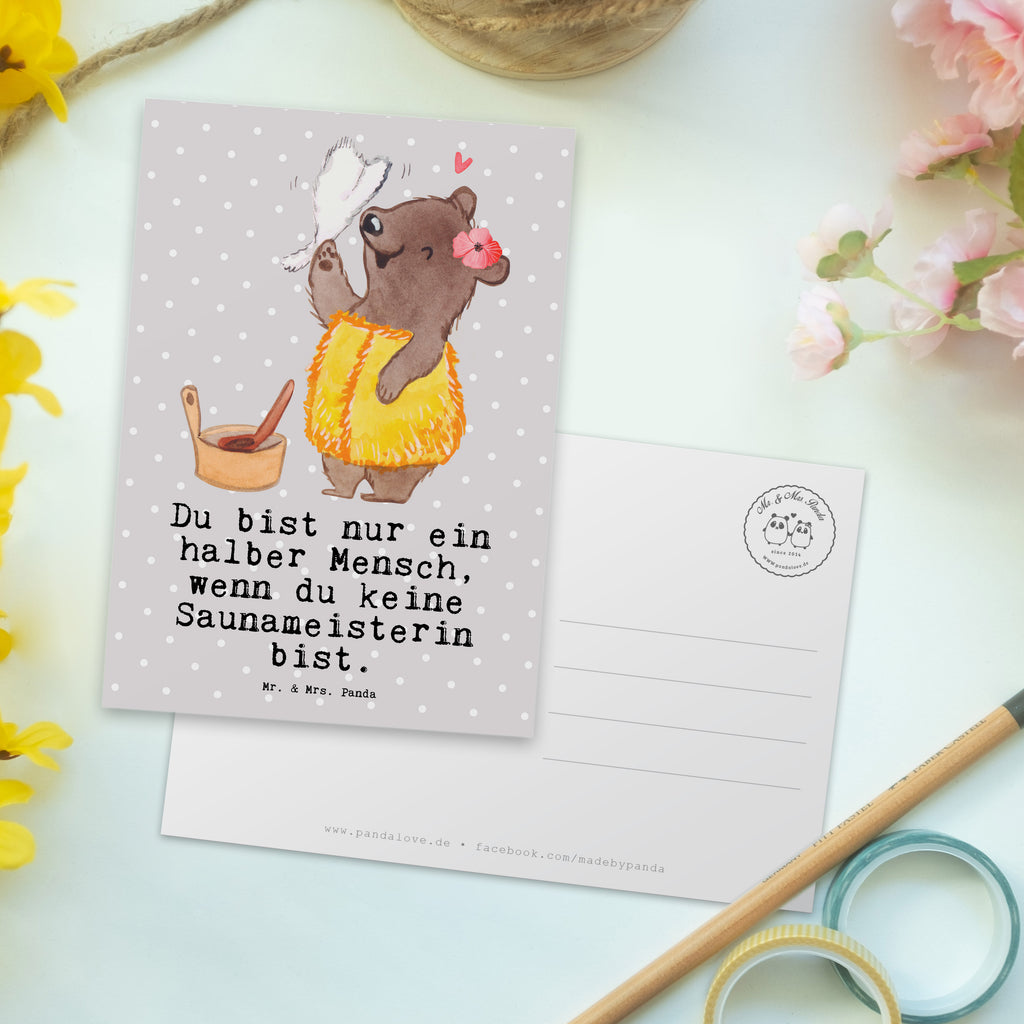 Postcard Sauna Mistress Heart Ansichtskarte, Ansichtskarten, Kunstkarten, Postkarte, Fotokarte, bildkarte, Designkarte, Grußkarte, spruchkarte, einzelkarte, Motivkarte, kunstkarte, Postkarten, Abschied, Jubiläum, Rente, Kollege, Geschenk, Kollegin, Arbeitskollege, Mitarbeiter, Firma, Danke, Dankeschön, Schenken, Beruf, Ausbildung