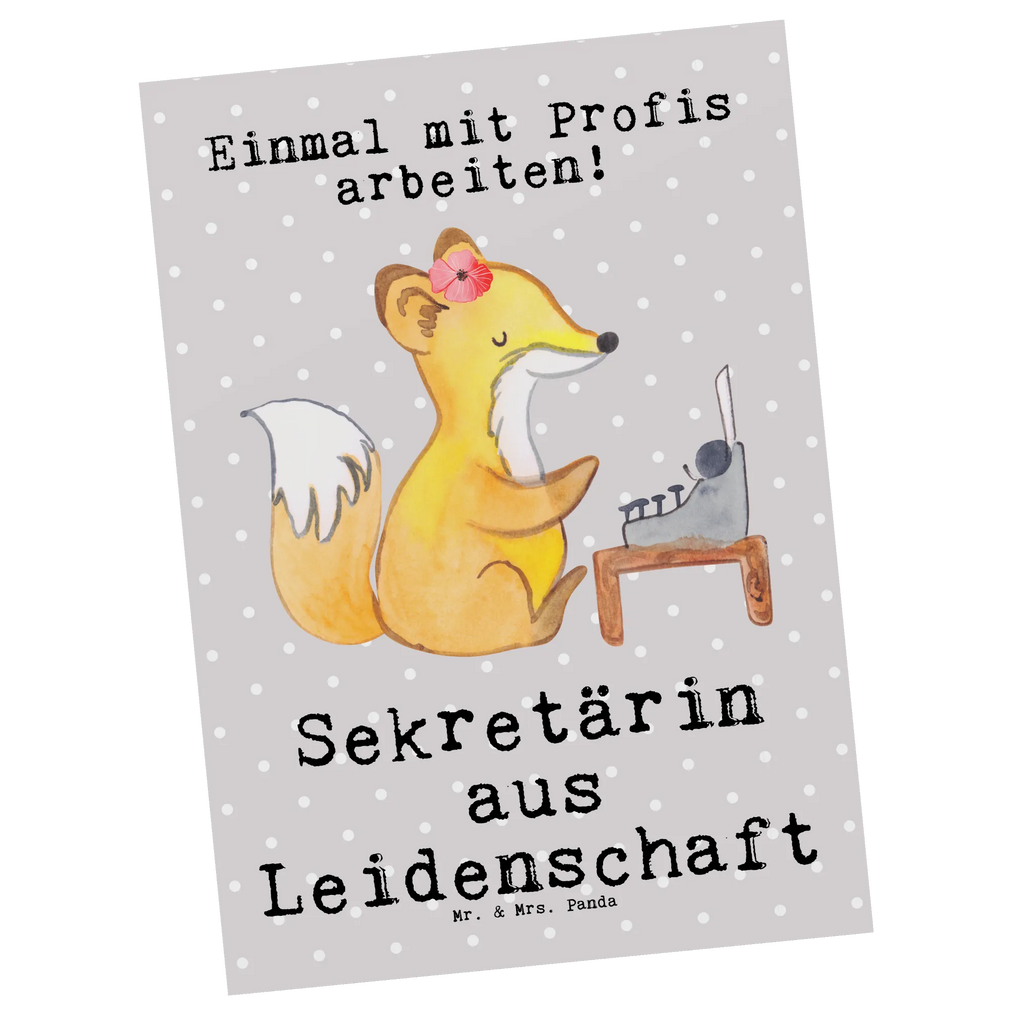 Postcard Secretary Passion Karte, Einladung, Grußkarte, Ansichtskarten, Einladung Geburtstag, Ansichtskarte, Einladungskarte, Geburtstagskarte, Geschenkkarte, Einladungskarten Geburtstag, Postkarte, Dankeskarte, Beruf, Ausbildung, Jubiläum, Abschied, Rente, Kollege, Kollegin, Geschenk, Schenken, Arbeitskollege, Mitarbeiter, Firma, Danke, Dankeschön