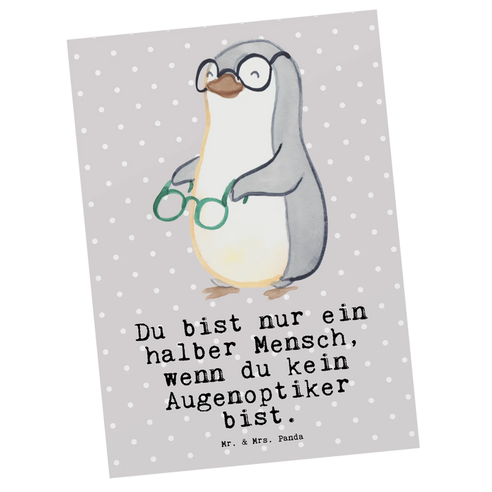 Postcard optician Heart
