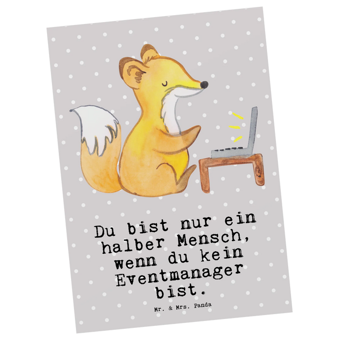 Postcard Event manager heart