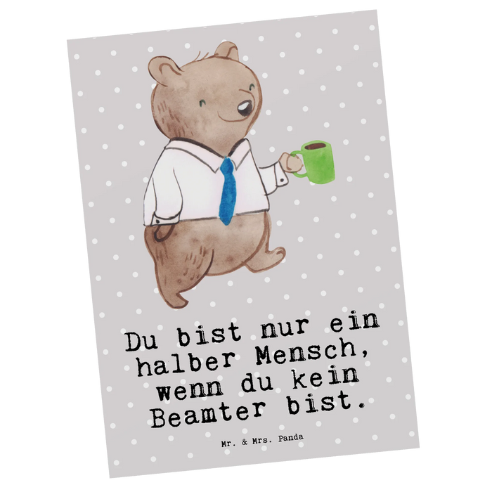 Postcard civil servant heart