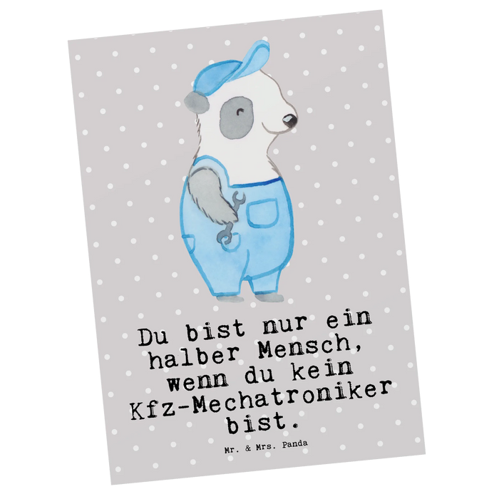 Postkarte Kfz-Mechatroniker Herz