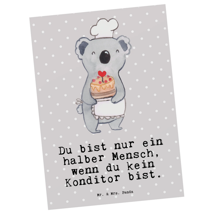 Postcard Confectioner Heart