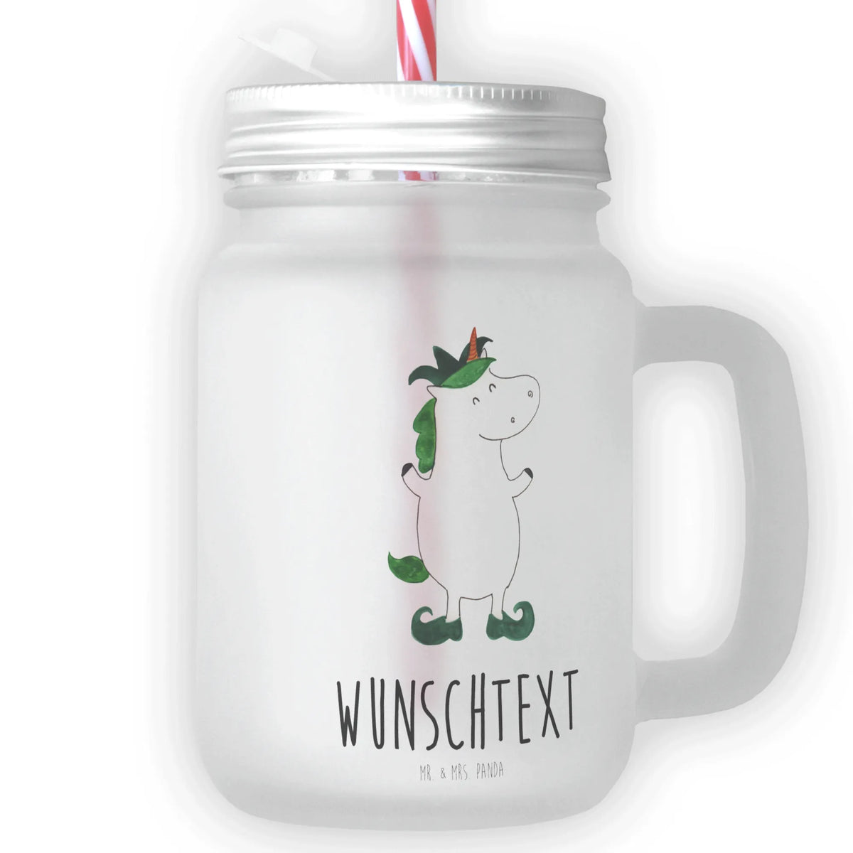 Personalizowany szklany słoik Mason Jar Jednorożec Joker Jednorożec, jednorożce, dekoracje jednorożca