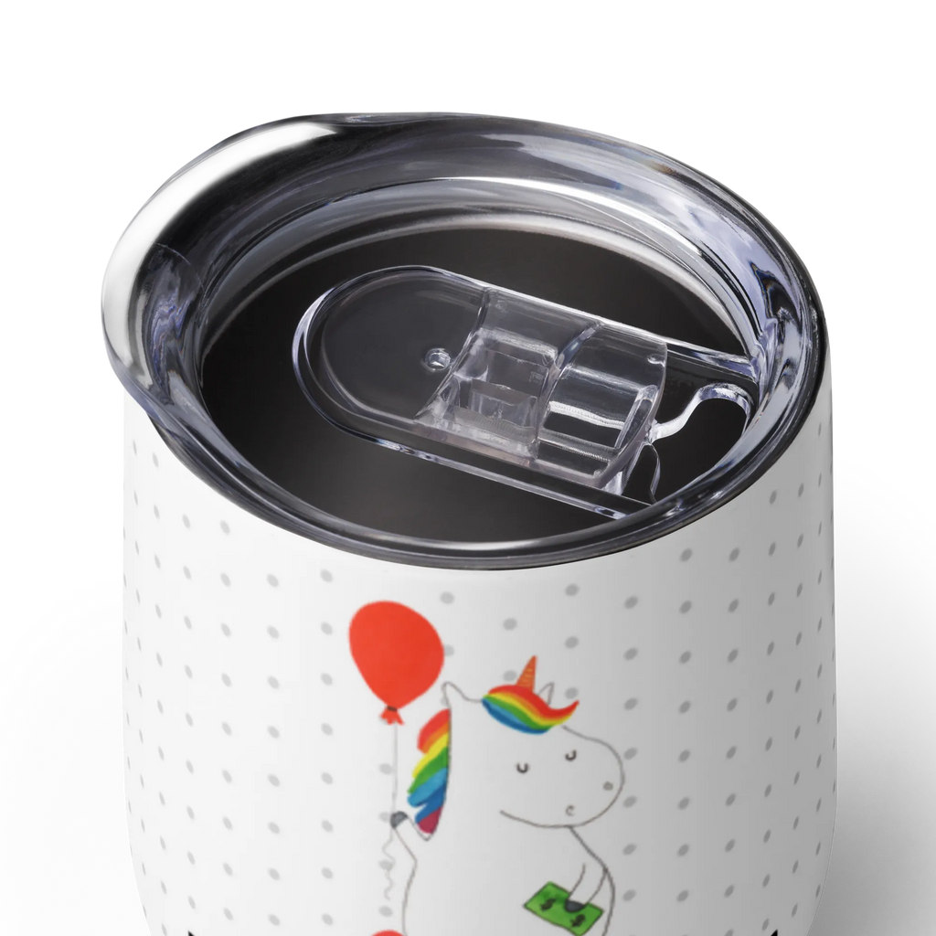 Personalisierter Weinbecher Einhorn Luftballon Personalisierter Weinbecher, Personalisierter Glühwein Becher, Heißgetränke, Personalisierter Trinkbecher, Personalisierter Weinkelch, Personalisiertes Weingläser, hochwertiger Weinbecher, Weinbecher Reisen, Weinbecher unterwegs, Personalisertes Sommerglas, mit Namen, Wunschtext, Personalisierung, selbst bedrucken, Personalisiertes Weinglas, Einhorn, Einhörner, Einhorn Deko, Unicorn, Luftballon, Geld, Lebenslust, Freude, Geschenk, Freundin