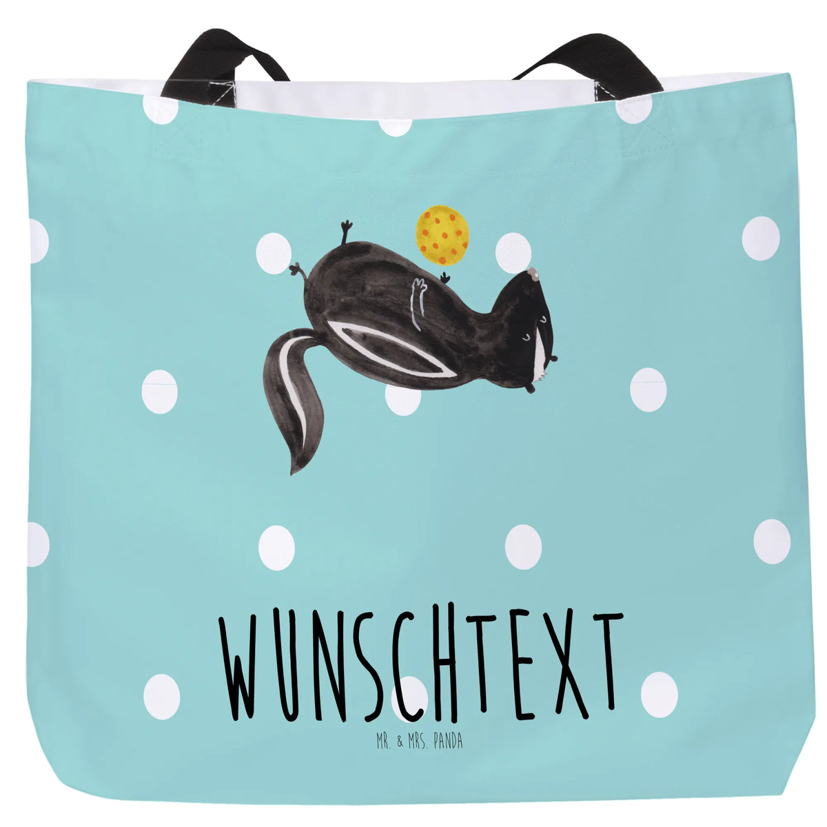 Personalised shopper skunk ball predator, playful, wisdom, wild animal, stinky