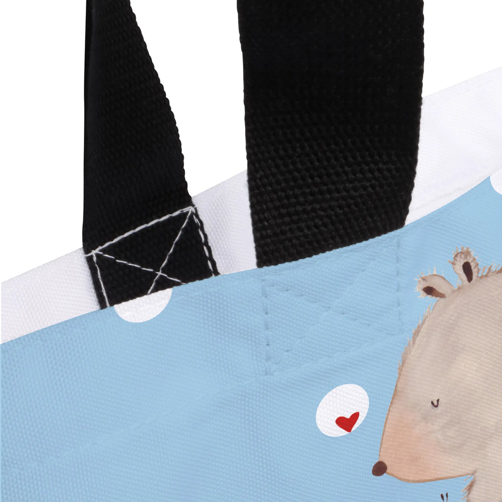 Personalised shopper bear ladybug Personalisierter Shopper, Wunschname, Selbst bedrucken, frei gestalten, Personalisierter Schulbeutel, Personalisierter Beutel, Personalisierte Tasche, Personalisierte Schultasche, Personalisierte Einkaufstasche, Personalisierter Einkaufsbeutel, Personalisierte Freizeittasche, mit Namen, Personalisierte Strandtasche, Personalisierter Tragebeutel, Personalisierte Alltagstasche, Bär, Teddy, Teddybär, Das Leben ist schön, Liebe, Marienkäfer, Freiheit, Motivation