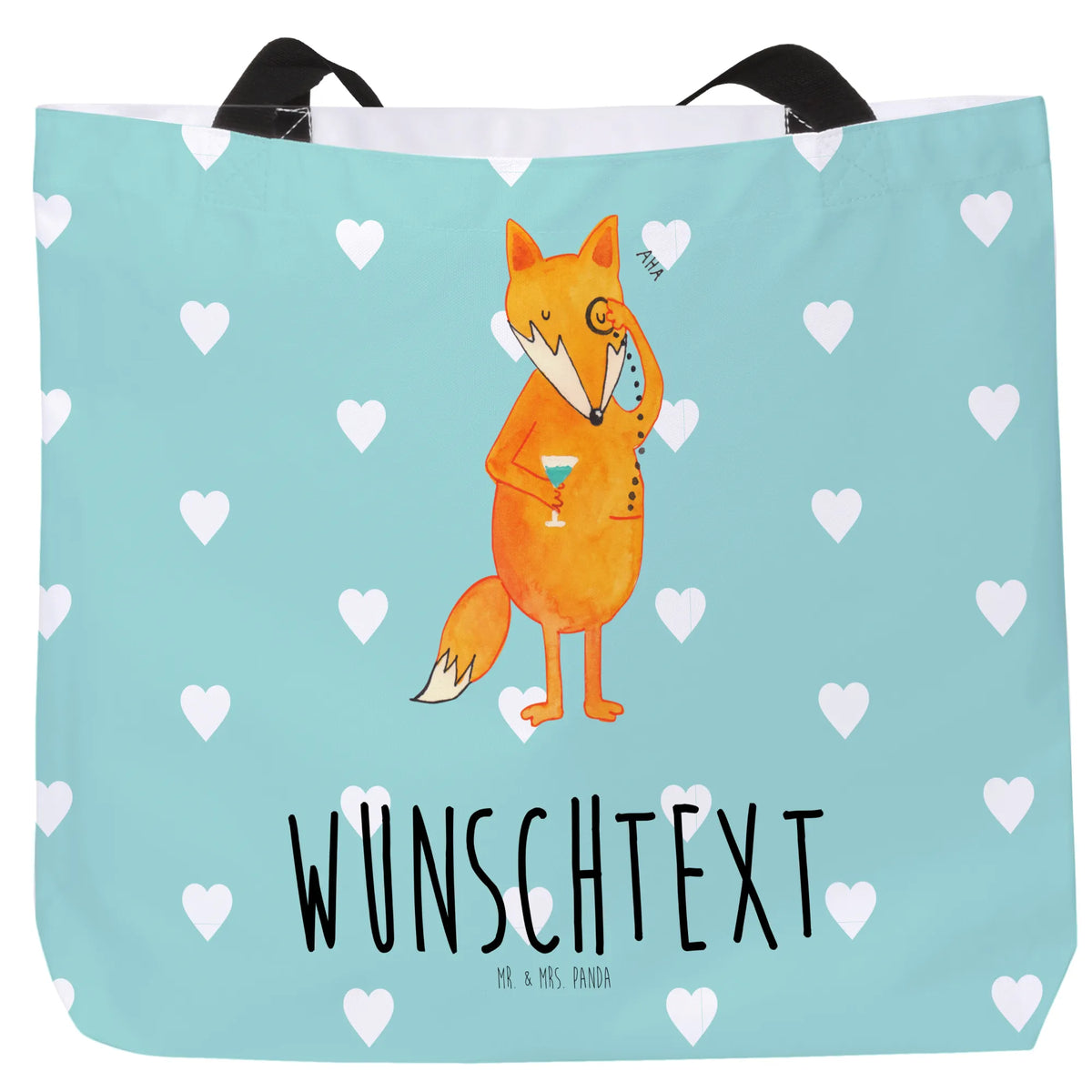 Personalised shopper Fox lord animal lover, foxes, forest wildlife, clever as a fox, words of consolation, problem solving, lovesickness gift, motivation saying, saying funny
