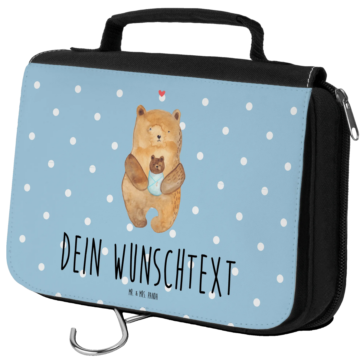 Personalised wash bag bear infant cuddly toy, teddy bear, congratulations, mother, nephew, grandson, birth, birthday, baptized child, baptism, parents, grandchild, niece