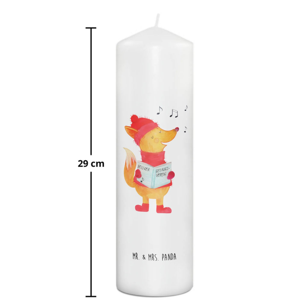 Kerze Fuchs Sänger Kerze, Taufkerze, Kommunionskerze, Geburtstagskerze, Geschenk Kerze, Taufgeschenk Kerze, Kerze mit Druck, Besondere Kerze, Geschenkidee Kerze, Kerze für Kommunion, Geburtstag Kerze, Kommunion Kerze, Winter, Weihnachten, Weihnachtsdeko, Nikolaus, Advent, Heiligabend, Wintermotiv, Fuchs, Füchse, Sänger, Geschenk Sänger, Singen, Weihnachtslieder