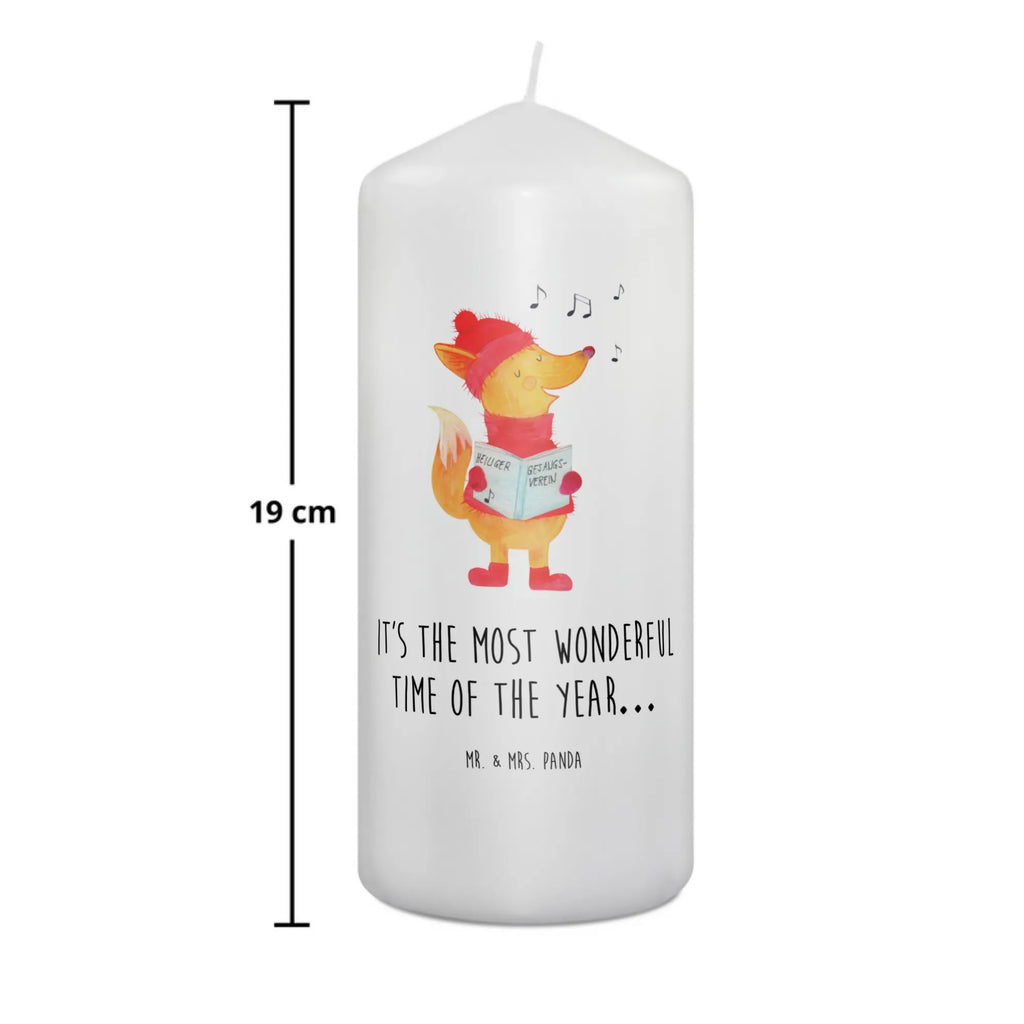 Kerze Fuchs Sänger Kerze, Taufkerze, Kommunionskerze, Geburtstagskerze, Geschenk Kerze, Taufgeschenk Kerze, Kerze mit Druck, Besondere Kerze, Geschenkidee Kerze, Kerze für Kommunion, Geburtstag Kerze, Kommunion Kerze, Winter, Weihnachten, Weihnachtsdeko, Nikolaus, Advent, Heiligabend, Wintermotiv, Fuchs, Füchse, Sänger, Geschenk Sänger, Singen, Weihnachtslieder