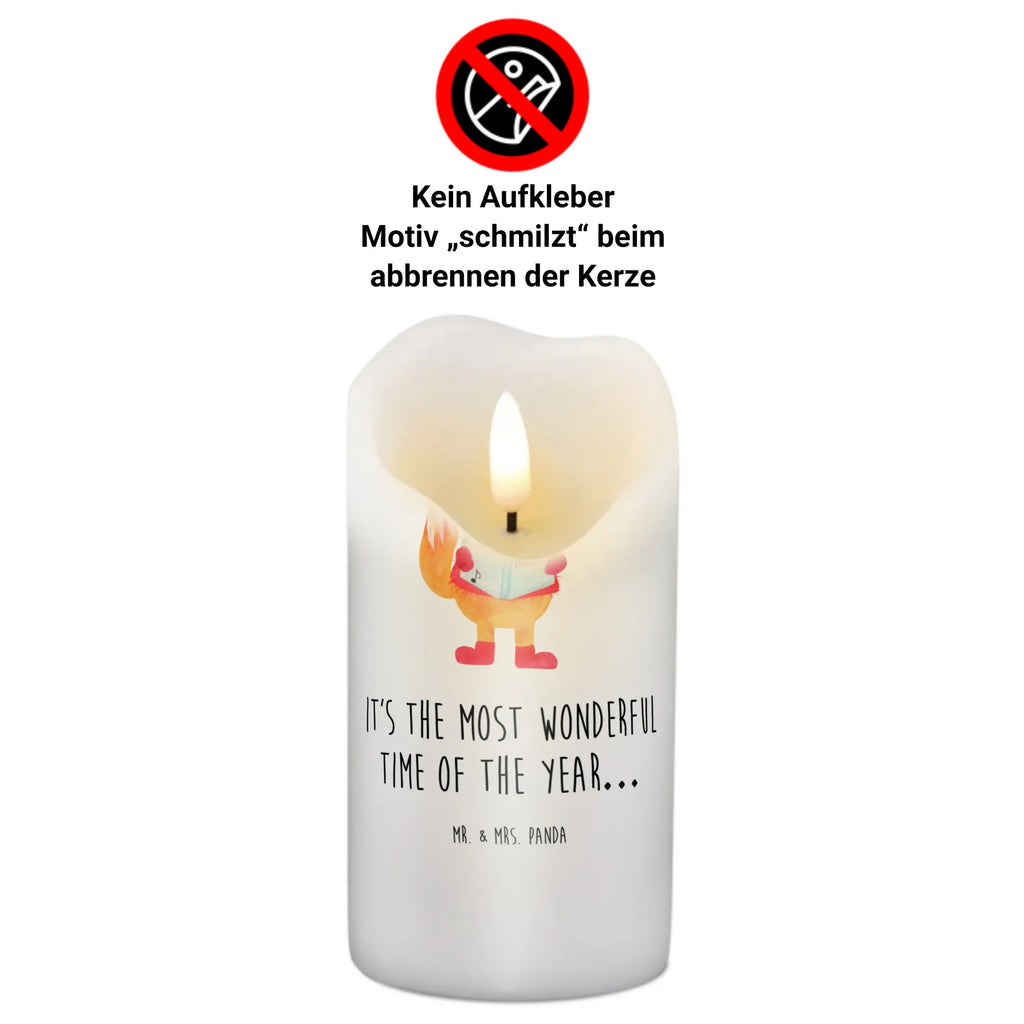 Kerze Fuchs Sänger Kerze, Taufkerze, Kommunionskerze, Geburtstagskerze, Geschenk Kerze, Taufgeschenk Kerze, Kerze mit Druck, Besondere Kerze, Geschenkidee Kerze, Kerze für Kommunion, Geburtstag Kerze, Kommunion Kerze, Winter, Weihnachten, Weihnachtsdeko, Nikolaus, Advent, Heiligabend, Wintermotiv, Fuchs, Füchse, Sänger, Geschenk Sänger, Singen, Weihnachtslieder