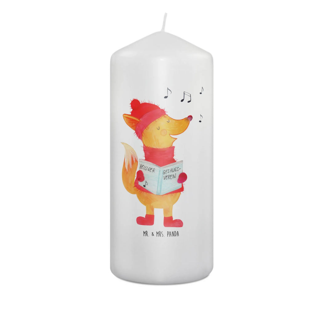 Kerze Fuchs Sänger Kerze, Taufkerze, Kommunionskerze, Geburtstagskerze, Geschenk Kerze, Taufgeschenk Kerze, Kerze mit Druck, Besondere Kerze, Geschenkidee Kerze, Kerze für Kommunion, Geburtstag Kerze, Kommunion Kerze, Winter, Weihnachten, Weihnachtsdeko, Nikolaus, Advent, Heiligabend, Wintermotiv, Fuchs, Füchse, Sänger, Geschenk Sänger, Singen, Weihnachtslieder