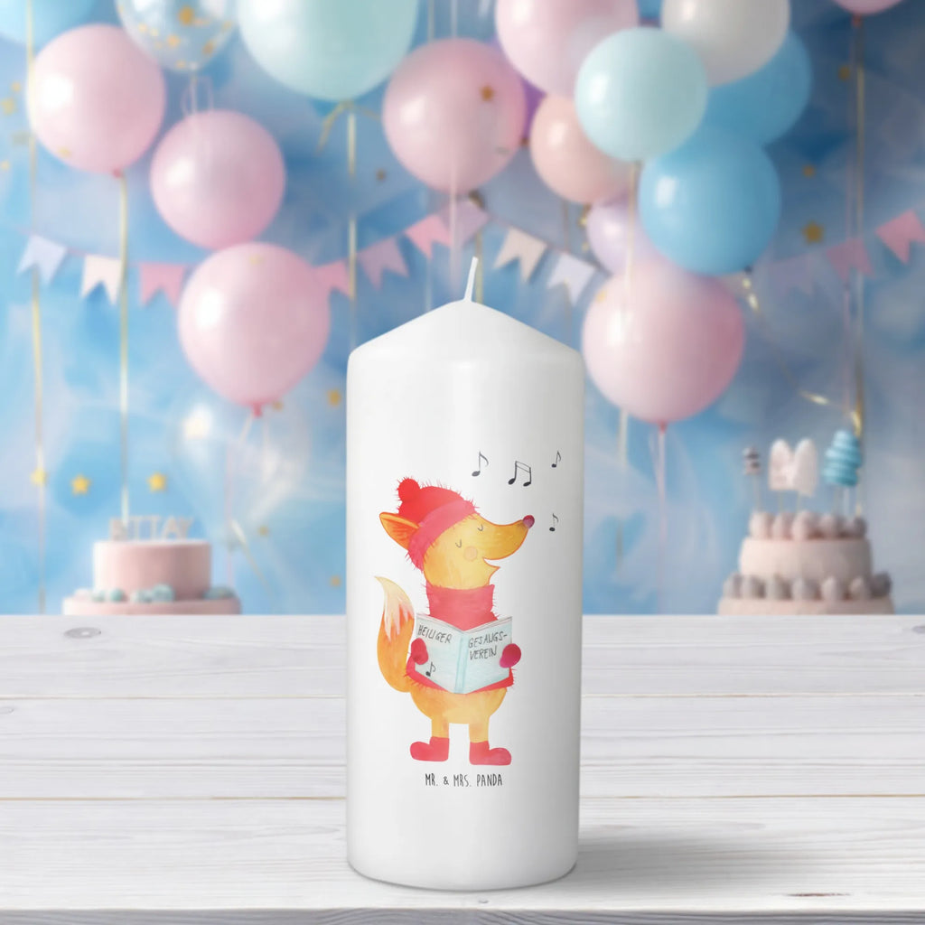 Kerze Fuchs Sänger Kerze, Taufkerze, Kommunionskerze, Geburtstagskerze, Geschenk Kerze, Taufgeschenk Kerze, Kerze mit Druck, Besondere Kerze, Geschenkidee Kerze, Kerze für Kommunion, Geburtstag Kerze, Kommunion Kerze, Winter, Weihnachten, Weihnachtsdeko, Nikolaus, Advent, Heiligabend, Wintermotiv, Fuchs, Füchse, Sänger, Geschenk Sänger, Singen, Weihnachtslieder