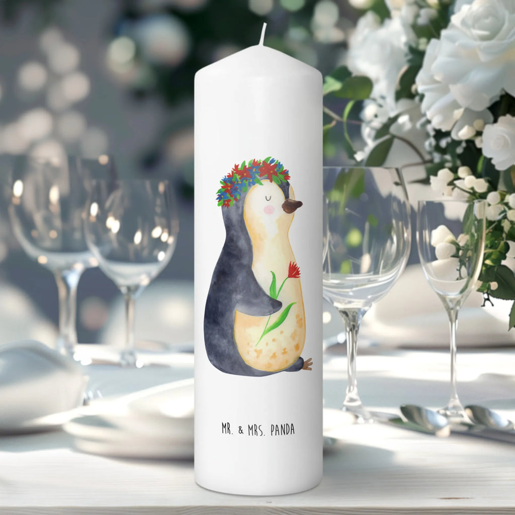 Kerze Pinguin Blumenkranz Handgemachte Kerze, Adventskerze, Wachskerze, Erinnerungslicht, Zylinderkerze, Schmuckkerze, Dekorative Kerze, Bedruckte Kerze, Osterkerze, Grosse Kerze, Laternenkerze, Wunschkerze, Hochzeitskerze, Blockkerze, Kerze Mit Motiv, Tischkerze, Erinnerungskerze, Stumpenkerze, Kerze Mit Spruch, Geburtskerze, Geburtstagskerze, Kommunionskerze, Dinnerkerze, Gartenkerze, Weihnachtskerze, Dekokerze, Tafelkerze, Pinguin, Universum, Leben, Liebeskummer, Motivation, Blumenkranz, Lebensziele, Wünsche, Lebenslust, Geschenkidee, Pinguine, Ziele
