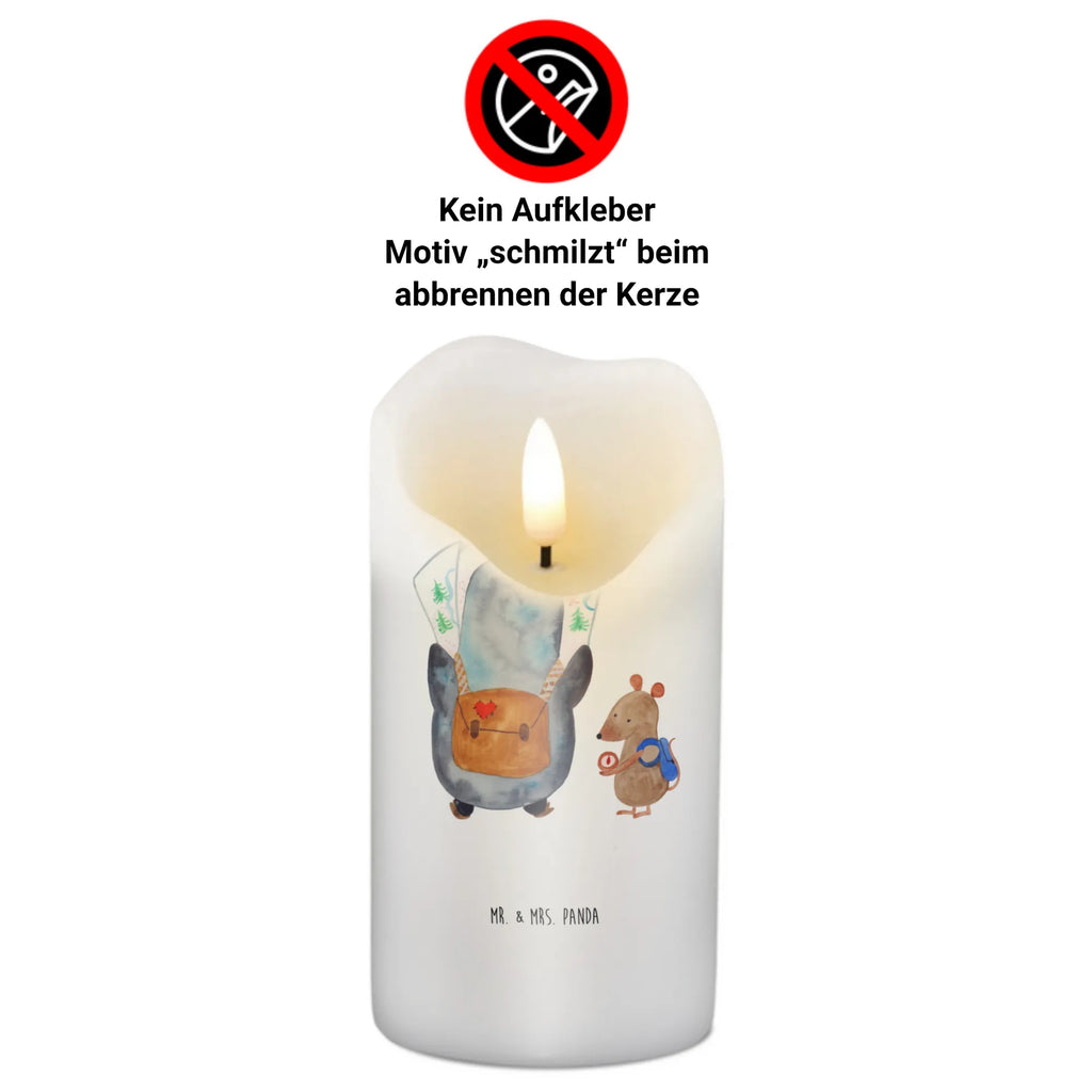 Kerze Pinguin & Maus Wanderer Zylinderkerze, Stumpenkerze, Gartenkerze, Geburtskerze, Wachskerze, Adventskerze, Dinnerkerze, Weihnachtskerze, Laternenkerze, Hochzeitskerze, Grosse Kerze, Wunschkerze, Handgemachte Kerze, Dekokerze, Kerze Mit Spruch, Tischkerze, Dekorative Kerze, Bedruckte Kerze, Geburtstagskerze, Schmuckkerze, Erinnerungslicht, Kommunionskerze, Osterkerze, Erinnerungskerze, Tafelkerze, Blockkerze, Kerze Mit Motiv, Pinguin, Roadtrip, Abenteuer, Pinguine, Wandern, Abenteurer, Ausflug, Wanderlust