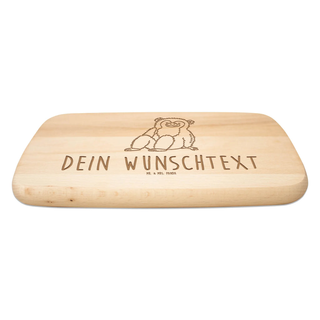 Personalised serving board Monkey Africa, selfcare, self-confidence, monkey, respect, monkeys, motivation, love, self-love, self-esteem