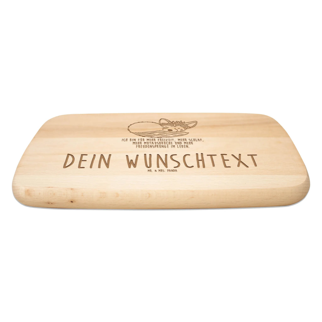 Personalised serving board desert fox Flower Africa, desert fox, flowers, desert, wreath of flowers, happy