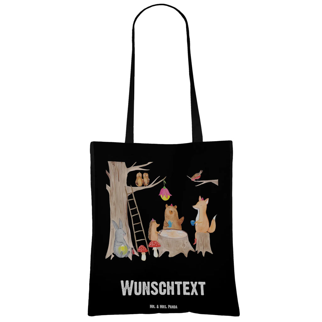 Personalisierte Tragetasche Waldtiere Picknick Einkaufstasche mit Namen, Tragetasche mit Namen, Shopper, Personalisierte Tasche, Personalisierter Jutebeutel, Personalisierte Jutetasche, Strandtasche, Personalisierter Beutel, Schultertasche, Personalisierte Beuteltasche, Personalisierte Kindergartentasche, Umhängetasche, Stoffbeutel mit Namen, Einkaufsbeutel, Tüte, Personalisierter Stoffbeutel, Personalisierte Einkaufstasche, Lustige Sprüche, Tiere, Tiermotive, Gute Laune, Picknick, Maus, Waldtiere, Wald, Hase, Eichhörnchen, Fuchs, Igel