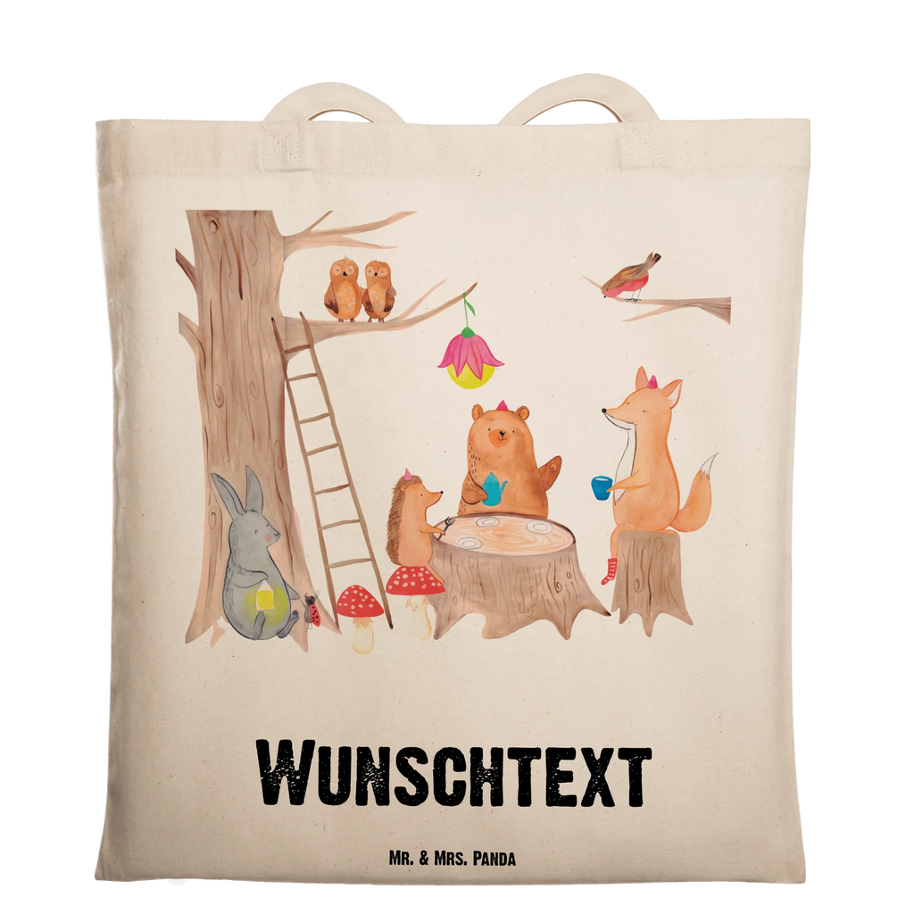 Personalisierte Tragetasche Waldtiere Picknick Einkaufstasche mit Namen, Tragetasche mit Namen, Shopper, Personalisierte Tasche, Personalisierter Jutebeutel, Personalisierte Jutetasche, Strandtasche, Personalisierter Beutel, Schultertasche, Personalisierte Beuteltasche, Personalisierte Kindergartentasche, Umhängetasche, Stoffbeutel mit Namen, Einkaufsbeutel, Tüte, Personalisierter Stoffbeutel, Personalisierte Einkaufstasche, Lustige Sprüche, Tiere, Tiermotive, Gute Laune, Picknick, Maus, Waldtiere, Wald, Hase, Eichhörnchen, Fuchs, Igel