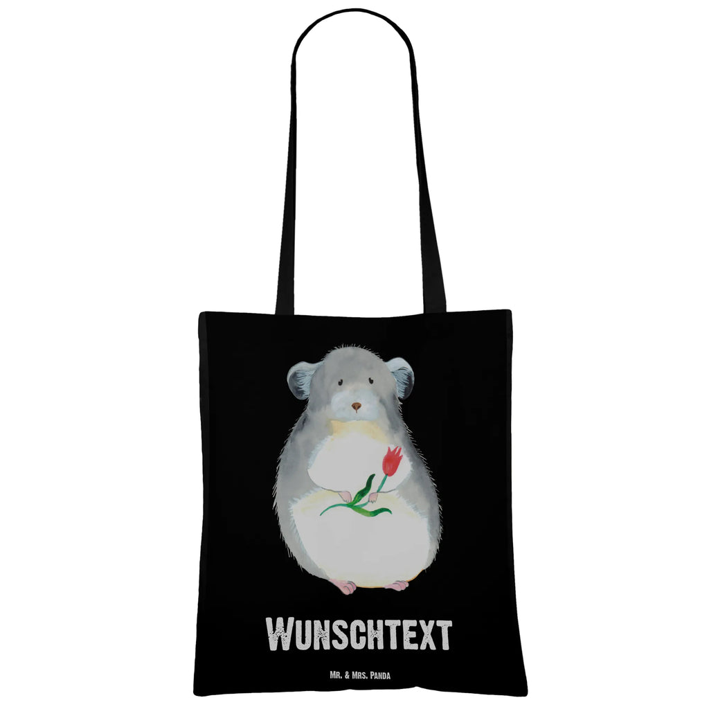 Personalised tote bag chinchilla flower Stoffbeutel mit Namen, Tragetasche mit Namen, Einkaufstasche mit Namen, Personalisierte Kindergartentasche, Personalisierte Beuteltasche, Personalisierter Jutebeutel, Personalisierter Beutel, Personalisierter Stoffbeutel, Personalisierte Jutetasche, Personalisierte Einkaufstasche, Personalisierte Tasche, Tiermotive, Gute Laune, lustige Sprüche, Tiere, Büro, Depressionen, traurig sein, Chinchilla, Chaos, Büroalltag, Kummer, Chinchillas, Liebeskummer, Glücklichsein