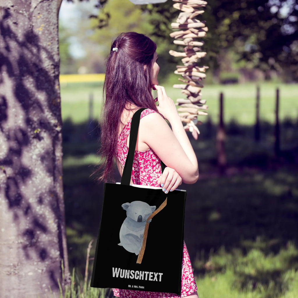 Personalised tote bag koala Personalisierter Beutel, Personalisierte Beuteltasche, Personalisierter Jutebeutel, Personalisierte Jutetasche, Schultertasche, Strandtasche, Einkaufsbeutel, Umhängetasche, Personalisierter Stoffbeutel, Personalisierte Tasche, Tüte, Einkaufstasche mit Namen, Shopper, Tragetasche mit Namen, Personalisierte Einkaufstasche, Stoffbeutel mit Namen, Personalisierte Kindergartentasche, Lustige Sprüche, Tiere, Tiermotive, Gute Laune, Traum, Bär, schlafen, Träumen, Koala, Schlafzimmer, Koalabär, Traumland