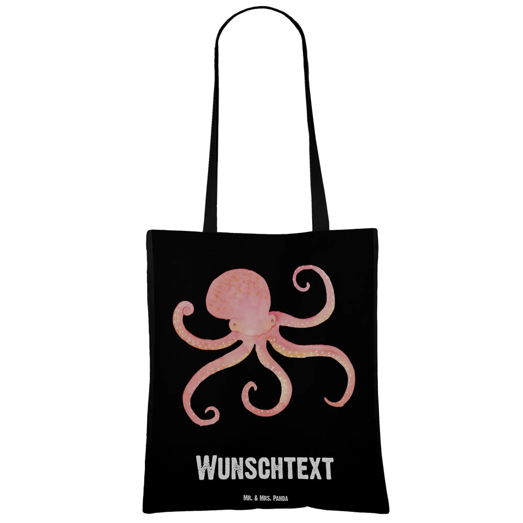 Personalised tote bag Squid Stoffbeutel mit Namen, Einkaufstasche mit Namen, Personalisierter Jutebeutel, Personalisierte Einkaufstasche, Personalisierter Beutel, Personalisierte Beuteltasche, Personalisierter Stoffbeutel, Personalisierte Tasche, Personalisierte Jutetasche, Tragetasche mit Namen, Personalisierte Kindergartentasche, Tiermotive, Gute Laune, lustige Sprüche, Tiere, Meerestier, Meer, Wasser, Arme, Krake, Tintenfisch, Ozean