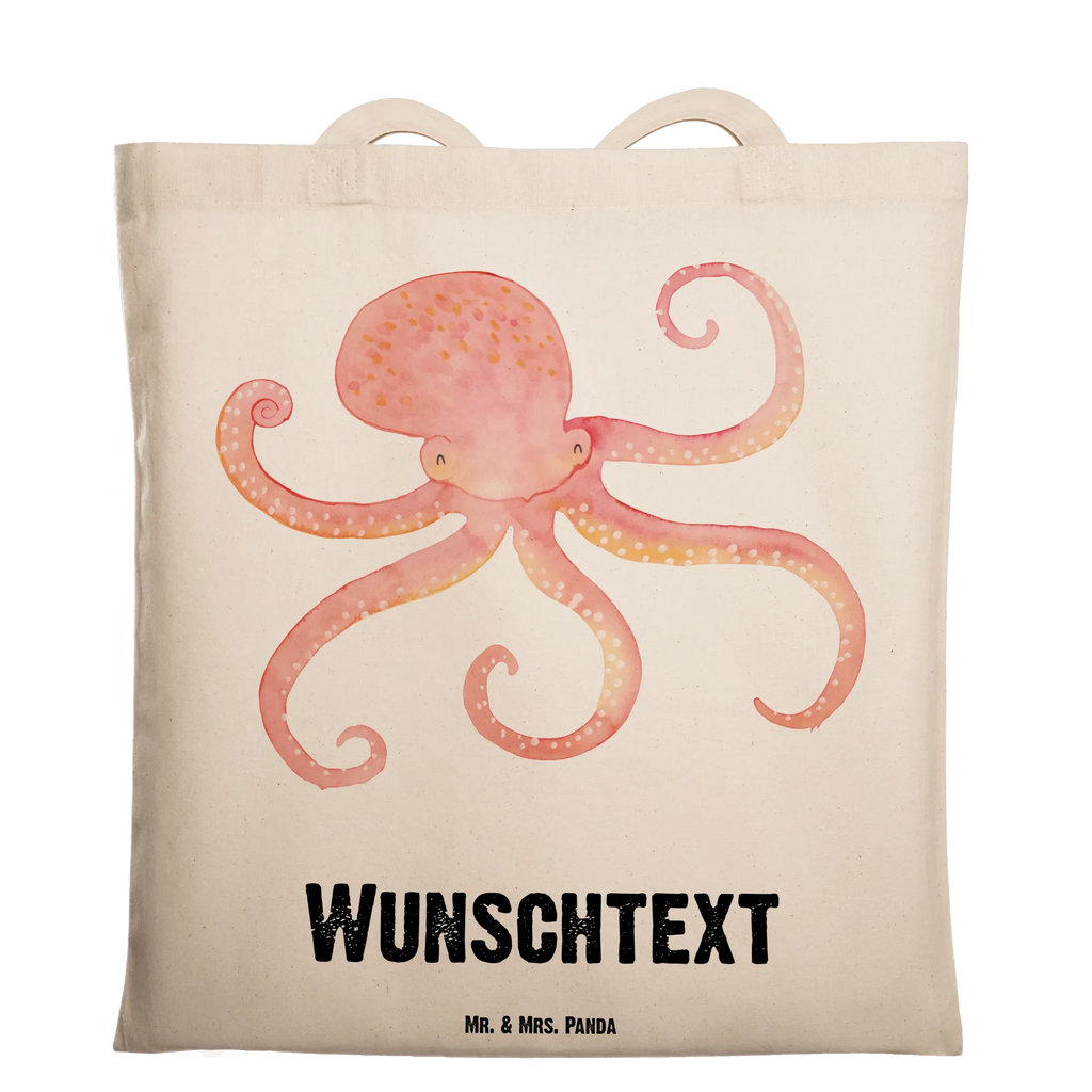 Personalised tote bag Squid Stoffbeutel mit Namen, Einkaufstasche mit Namen, Personalisierter Jutebeutel, Personalisierte Einkaufstasche, Personalisierter Beutel, Personalisierte Beuteltasche, Personalisierter Stoffbeutel, Personalisierte Tasche, Personalisierte Jutetasche, Tragetasche mit Namen, Personalisierte Kindergartentasche, Tiermotive, Gute Laune, lustige Sprüche, Tiere, Meerestier, Meer, Wasser, Arme, Krake, Tintenfisch, Ozean