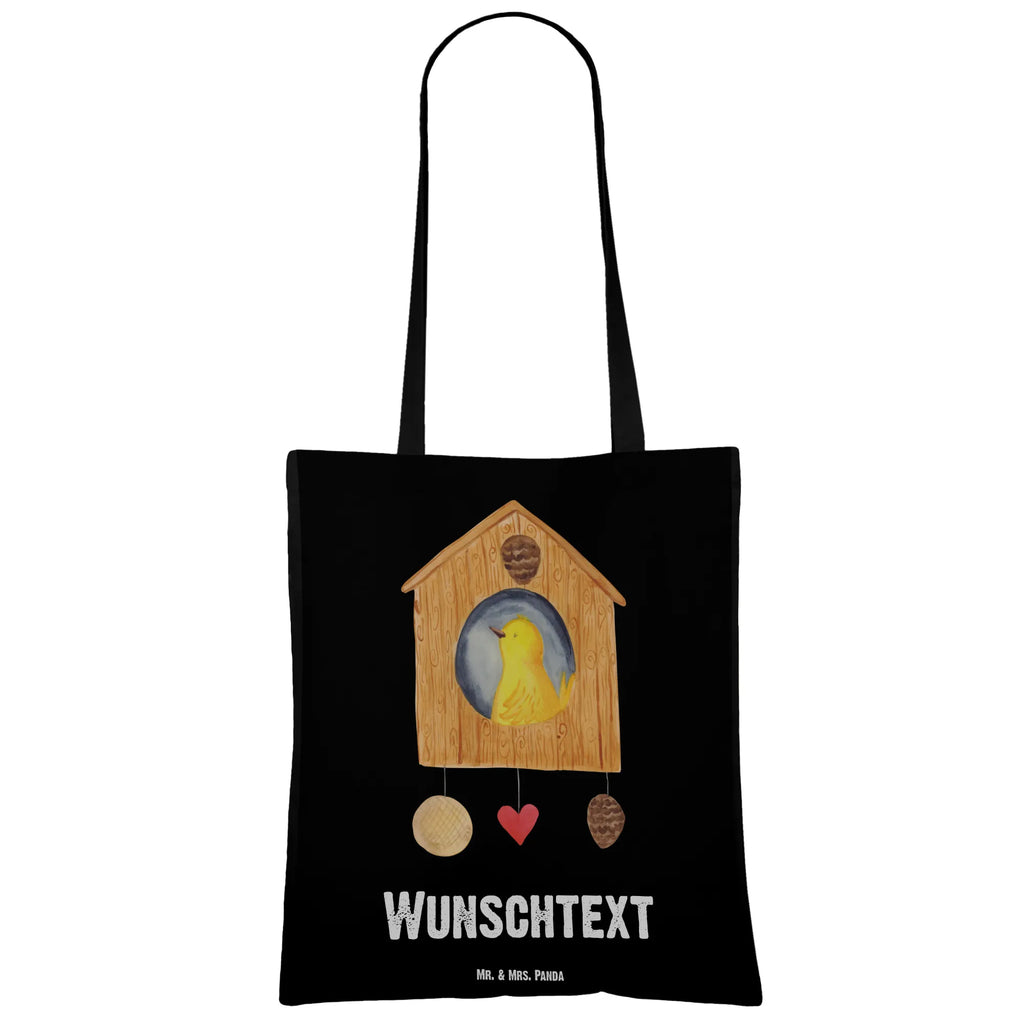 Personalised tote bag Bird House Personalisierte Jutetasche, Personalisierter Jutebeutel, Stoffbeutel mit Namen, Personalisierte Beuteltasche, Tragetasche mit Namen, Personalisierte Kindergartentasche, Personalisierter Stoffbeutel, Personalisierte Tasche, Personalisierte Einkaufstasche, Einkaufstasche mit Namen, Personalisierter Beutel, Tiermotive, Gute Laune, lustige Sprüche, Tiere, Castle, Haus, Zuhause, Vogel, Wohnung, Home sweet home, Eigenheim, Lieblingsort, Vögel, Nest, unser Haus, Vogelhäuschen, Familie, Vogelhaus