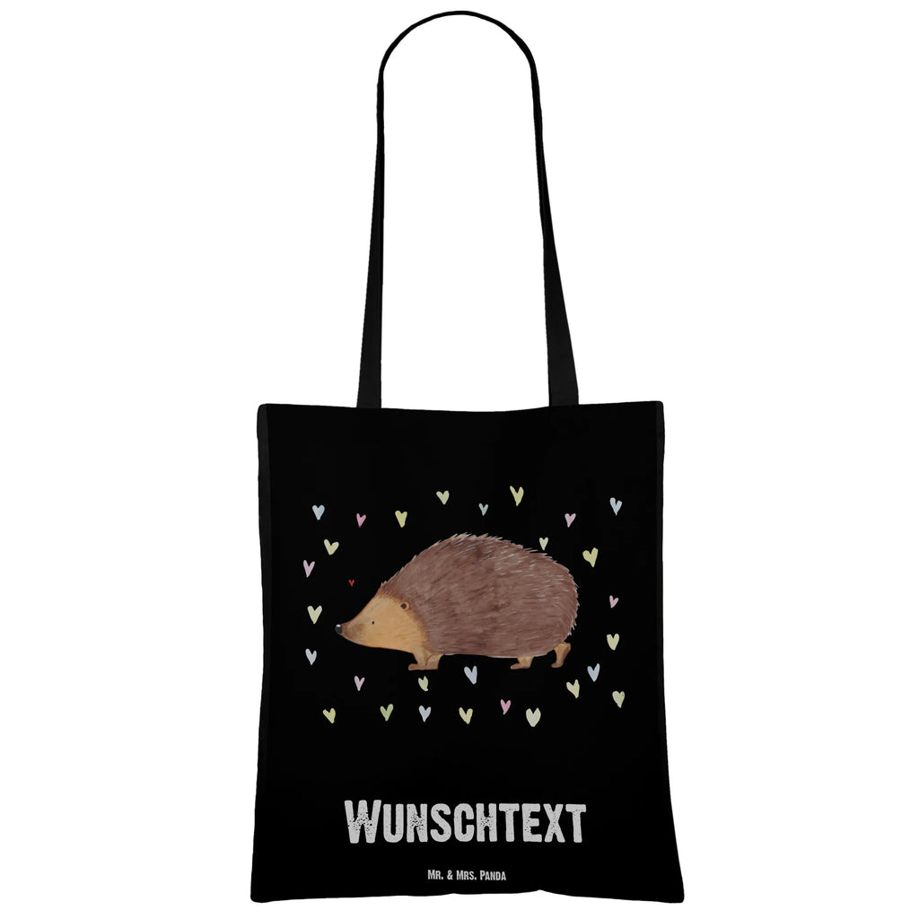 Personalised tote bag Hedgehog hearts Personalisierter Stoffbeutel, Personalisierte Tasche, Personalisierte Einkaufstasche, Stoffbeutel mit Namen, Personalisierter Beutel, Personalisierte Beuteltasche, Einkaufstasche mit Namen, Personalisierte Kindergartentasche, Personalisierte Jutetasche, Personalisierter Jutebeutel, Tragetasche mit Namen, Tiermotive, Gute Laune, lustige Sprüche, Tiere, Herz, Liebe, Leben, Vertrauen, Kuss, Herzen, Igel