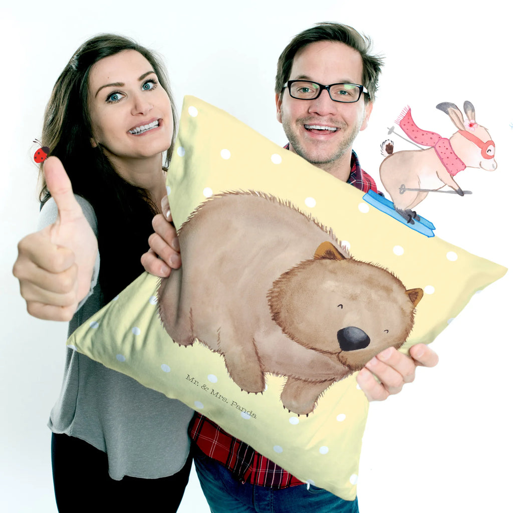 Cushion Wombat Sofakissen, Kissen 40x40, sofakissen, Kissenhülle, Dekokissen, Kopfkissen, Sofakissen 40x40, Dekokissen 40x40, Kopfkissen 40x40, Kissenhülle 40x40, Couchkissen, Motivkissen, Kissen, sitzkissen, Zierkissen, Kissen 40x40 Waschbar, Kissenbezug 40x40, Kissenbezüge, Dekokissen Sofa, Tiermotive, Gute Laune, lustige Sprüche, Tiere, Wombat, Motivation, Das Leben ist schön, Spruch, Australien