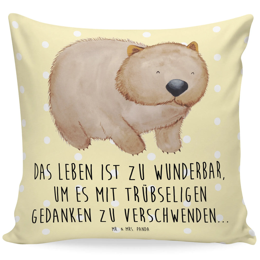 Cushion Wombat Sofakissen, Kissen 40x40, sofakissen, Kissenhülle, Dekokissen, Kopfkissen, Sofakissen 40x40, Dekokissen 40x40, Kopfkissen 40x40, Kissenhülle 40x40, Couchkissen, Motivkissen, Kissen, sitzkissen, Zierkissen, Kissen 40x40 Waschbar, Kissenbezug 40x40, Kissenbezüge, Dekokissen Sofa, Tiermotive, Gute Laune, lustige Sprüche, Tiere, Wombat, Motivation, Das Leben ist schön, Spruch, Australien