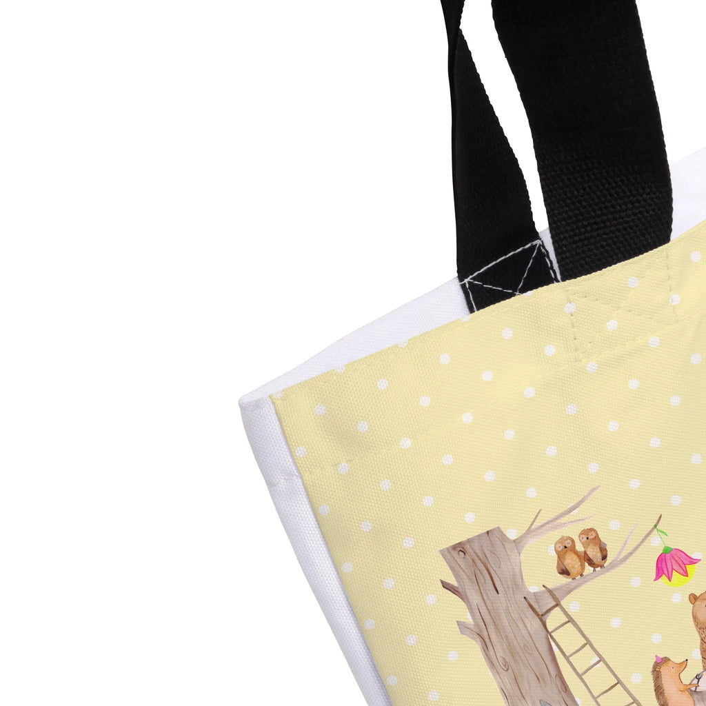 Shopper forest animals picnic handle bag, beach bag, carrier bag, shopper, shopping bag, bag, large, XXL, woman, small animals, cute, funny, cute animal motives, hand drawn, small world, funny sayings, good mood, happy, gifts, gift ideas, special gifts, animal lover, card, hare, forest animals, fox, mouse, squirrel, forest, picnic, hedgehog