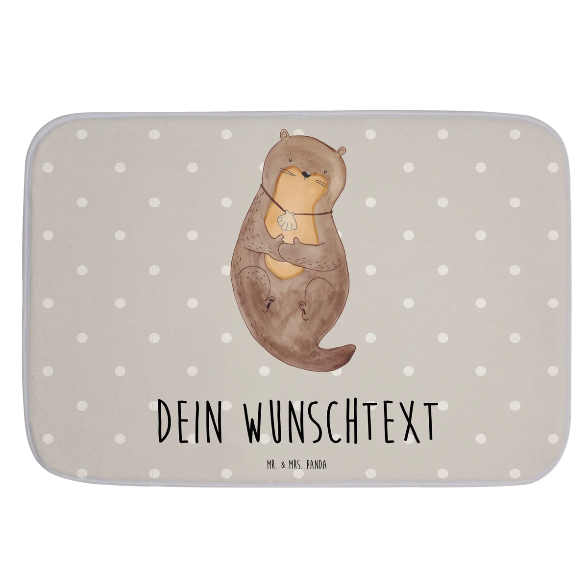 Personalised bath mat otter shell animal lover, marten, sea otter, European otter, water mammal, aquatic animal, baby otter, predator, water, otter gifts, gift ideas for animal lovers, animal, mammal, water animal, gifts for people in love, dreaming, otter love, brooding, daydreaming