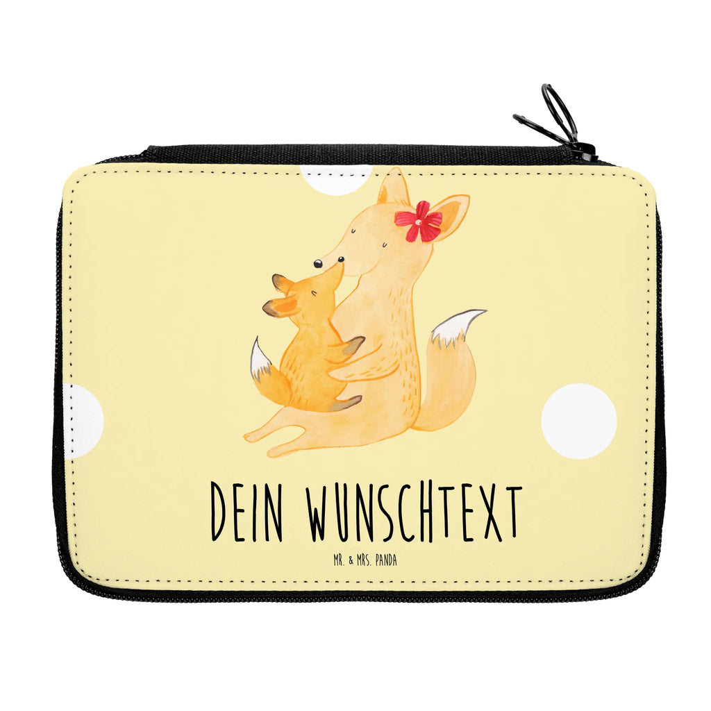 Personalised leather folder Fox mummy PersonalisierteS Federmäppchen, Personalisierte Stifterolle, Personalisierte Stiftetasche, Stiftemappe mit Namen, Federmappe mit Namen, Stifterolle mit Namen, PersonalisierteS Stifte Etui, Personalisierte Federmappe, Federmäppchen mit Namen, Schwester, Familie, Vatertag, Opa, Oma, Muttertag, Papa, Mama, Bruder, Lieblingstochter, Tochter, Mutter, Geschenk, Beste Tochter