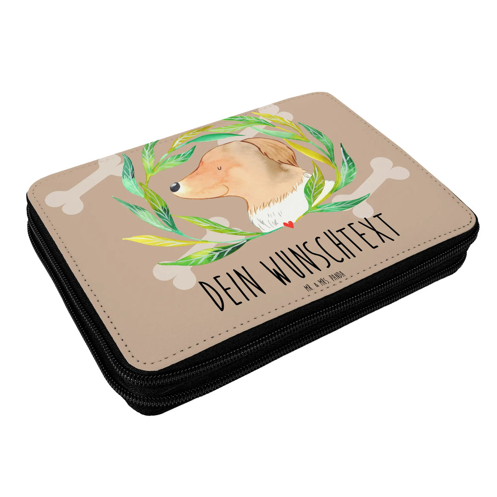 Personalised leather folder Dog Flower Personalisierte Stifterolle, Stiftemappe mit Namen, Personalisierte Federmappe, Personalisierte Stiftetasche, Stifterolle mit Namen, Federmappe mit Namen, Federmäppchen mit Namen, PersonalisierteS Federmäppchen, PersonalisierteS Stifte Etui, Sprüche, Hund, Hunderasse, Hundebesitzer, Hundemotiv, Haustier, Tierliebhaber, Selbsttherapie, Hundeliebe, Hunde, Therapie, Ranke, Hundeglück