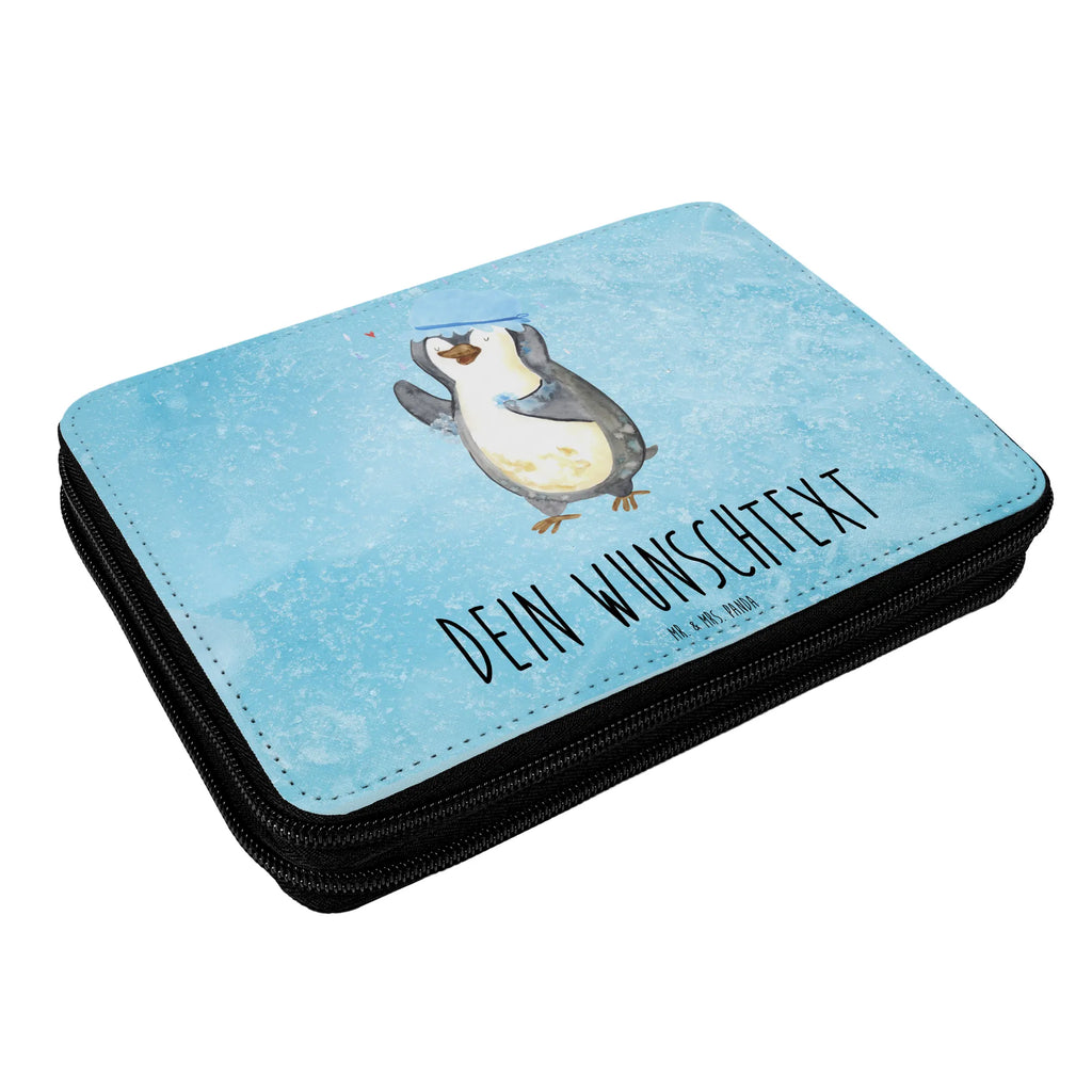 Personalisierte Federmappe Pinguin duscht Personalisierte Federmappe, PersonalisierteS Stifte Etui, Personalisierte Stifterolle, Stiftemappe mit Namen, Personalisierte Stiftetasche, Stifterolle mit Namen, PersonalisierteS Federmäppchen, Federmappe mit Namen, Federmäppchen mit Namen, Pinguin, Dusche, Duschen, Pinguine, Motivation, Neustart, Lebensmotto, glücklich sein, Neuanfang