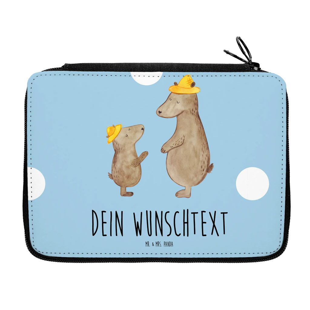 Personalised leather folder Bears with hats PersonalisierteS Federmäppchen, Personalisierte Stifterolle, Personalisierte Stiftetasche, Stifterolle mit Namen, Personalisierte Federmappe, Federmappe mit Namen, Stiftemappe mit Namen, PersonalisierteS Stifte Etui, Federmäppchen mit Namen, Schwester, Familie, Vatertag, Opa, Oma, Muttertag, Papa, Mama, Bruder, Bären, Family, Dad, Sohn, Lieblingsmensch, Vater-Sohn, Kind, Bär, Vater, Kinder, Paps, Papi, Daddy, Vorbild, Söhne