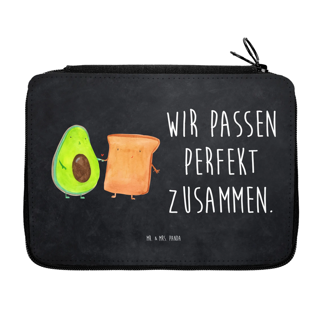 Leather folder avocado toast motif, pencil case, pupil, primary school, pencil bag, child, pen roll, enrolment, gift, school, avocado, vegetables, Girlfriend, Toast bread, Anniversary, Engagement party, Couple, Toast, Engagement, Wedding gift, Avocado, Wedding, Anniversary gift, Friend, Lovers