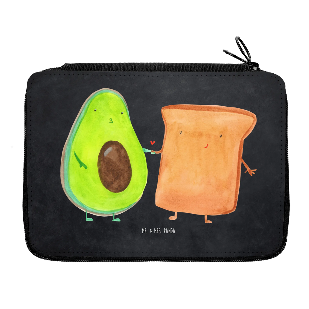 Leather folder avocado toast motif, pencil case, pupil, primary school, pencil bag, child, pen roll, enrolment, gift, school, avocado, vegetables, Girlfriend, Toast bread, Anniversary, Engagement party, Couple, Toast, Engagement, Wedding gift, Avocado, Wedding, Anniversary gift, Friend, Lovers