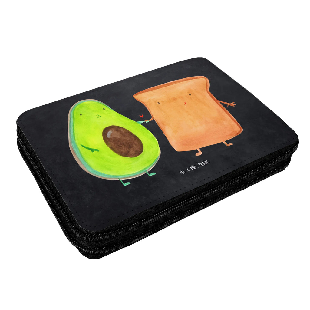 Leather folder avocado toast motif, pencil case, pupil, primary school, pencil bag, child, pen roll, enrolment, gift, school, avocado, vegetables, Girlfriend, Toast bread, Anniversary, Engagement party, Couple, Toast, Engagement, Wedding gift, Avocado, Wedding, Anniversary gift, Friend, Lovers