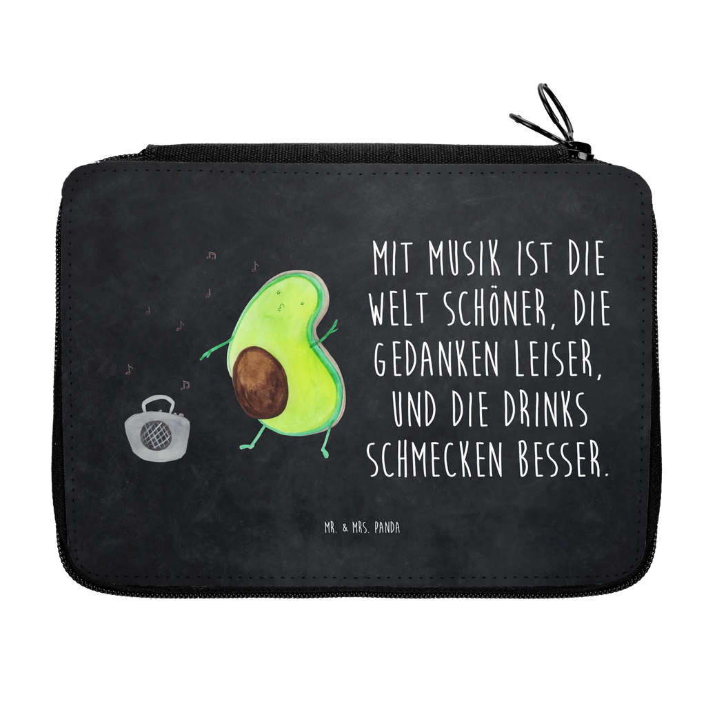 Leather folder avocado Dance gift, pen roll, pupil, enrolment, pencil case, school, motif, pencil bag, primary school, child, avocado, vegetables