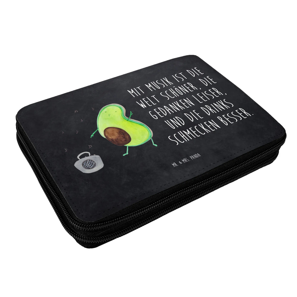 Leather folder avocado Dance gift, pen roll, pupil, enrolment, pencil case, school, motif, pencil bag, primary school, child, avocado, vegetables