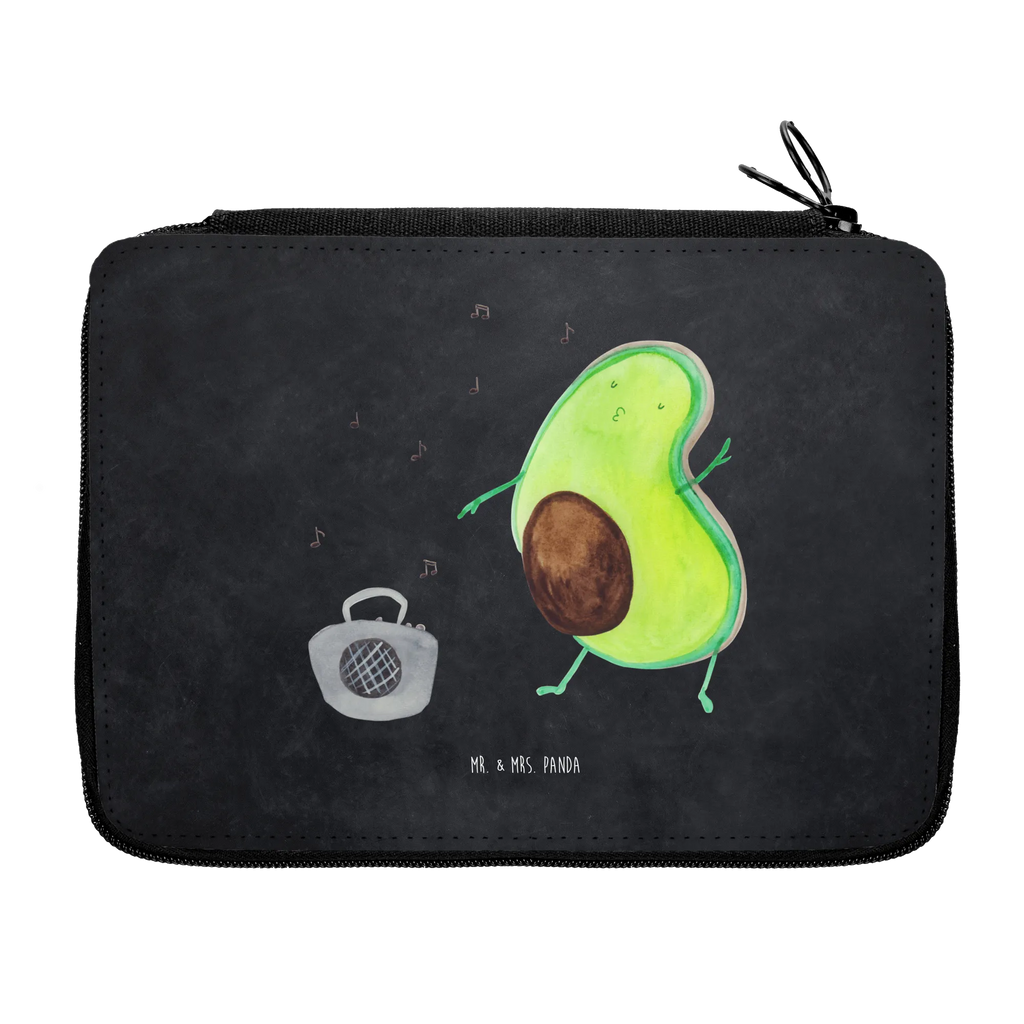 Leather folder avocado Dance gift, pen roll, pupil, enrolment, pencil case, school, motif, pencil bag, primary school, child, avocado, vegetables