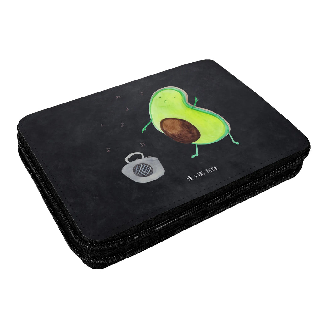 Leather folder avocado Dance gift, pen roll, pupil, enrolment, pencil case, school, motif, pencil bag, primary school, child, avocado, vegetables