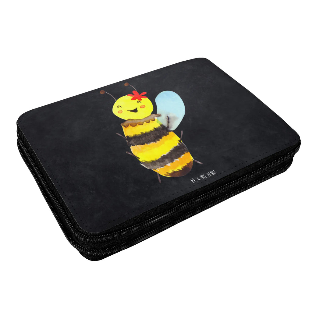 Federmappe Biene Happy Schulmäppchen, Stiftemappe, Stifte Etui, Schlampermäppchen, Buntstiftmäppchen, Malmappe, Buntstiftetui, Bleistiftetui, Schreibmappe, Stifteetui, Schuletui, Stiftebeutel, Federmappe Set, Federmäppchen, Farbstiftetui, Bleistift Etui, Schreibetui, Schüleretui, Stiftetasche, Etui für Stifte, Zeichenetui, Mäppchen, Federtasche, Biene, Wespe, Hummel