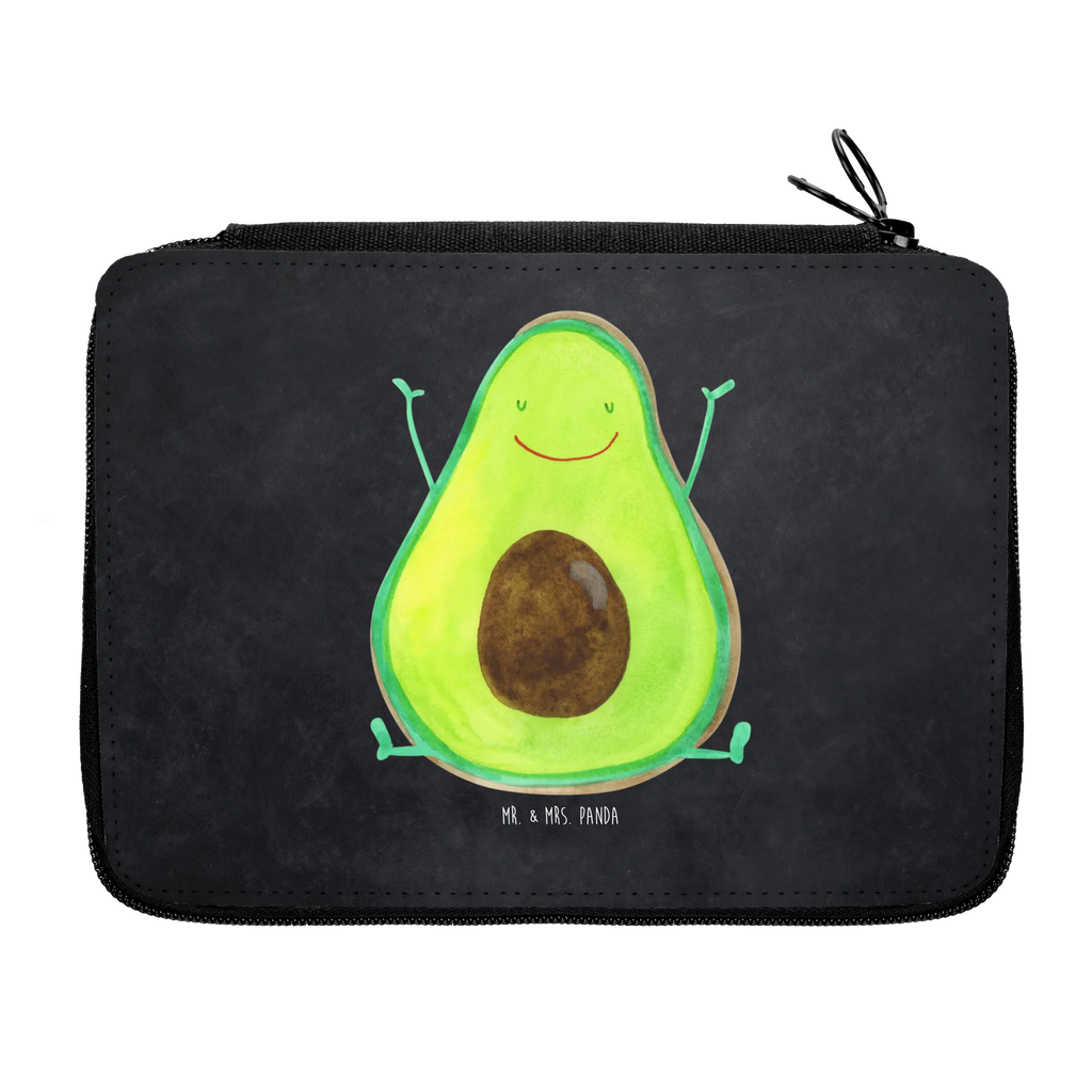 Leather folder avocado Happy enrolment, motif, pencil bag, pen roll, pupil, pencil case, primary school, child, school, gift, avocado, vegetables, chaos, Avocado