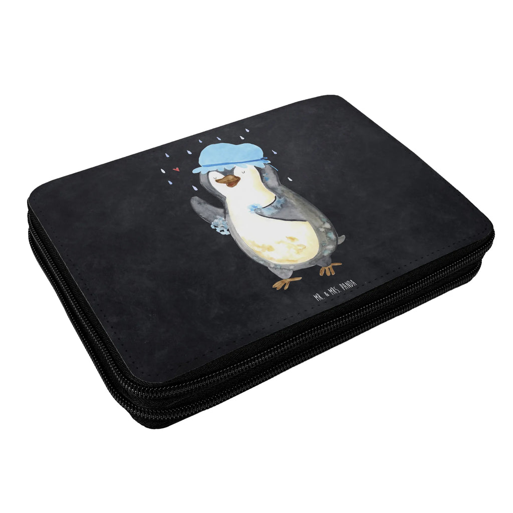 Leather folder Penguin have a shower Einschulung, Federmappe, Stiftetasche, Kind, Schule, Motiv, Federmappe Einschulung, Federmäppchen, Büro Stifte Etui, Grundschule, Stifte Etui, Schülerin, Kinder Federmappe, Schüler, Geschenk, Stifterolle, Federmäppchen bedruckt, Bestückte Federmappe, Pinguin, Motivation, Pinguine, Neuanfang, duschen, Dusche, Lebensmotto, Neustart, glücklich sein