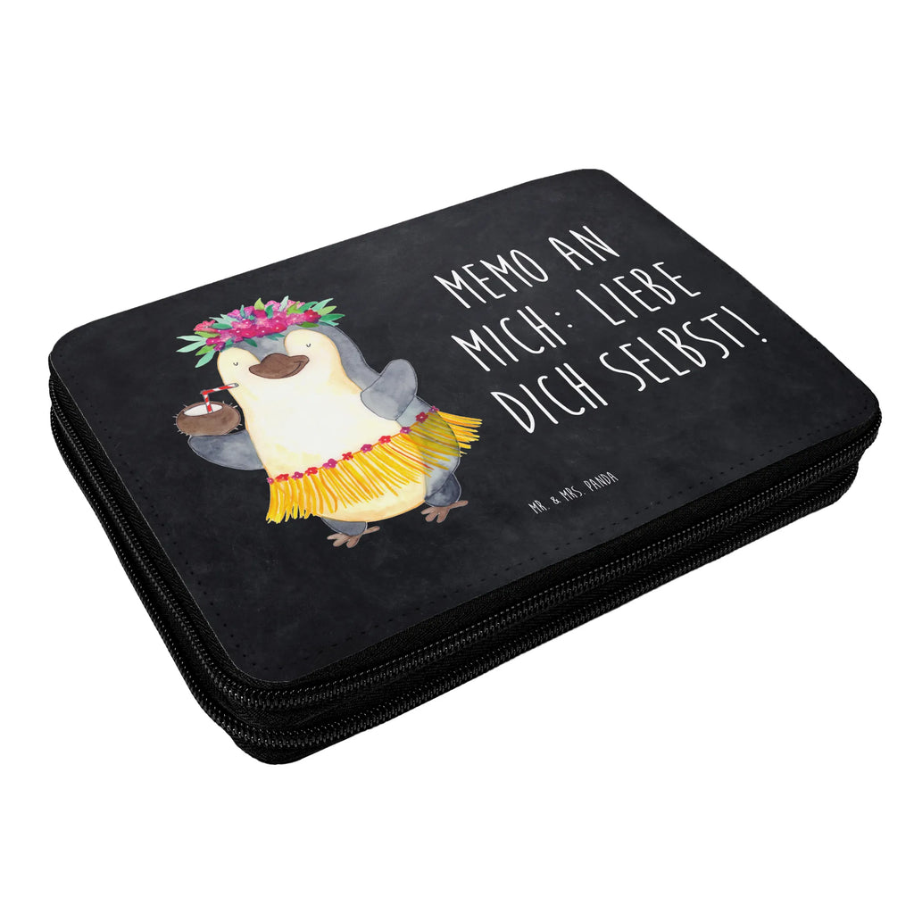 Piórnik Pingwin z Kokosem Stiftetasche, Stifte Etui, Geschenk, Schüler, Federmäppchen bedruckt, Stifterolle, Büro Stifte Etui, Federmappe, Schule, Schülerin, Kind, Einschulung, Grundschule, Federmäppchen, Bestückte Federmappe, Federmappe Einschulung, Motiv, Kinder Federmappe, Pinguin, Aloha, Hawaii, Pinguine, Urlaub, Kokosnuss